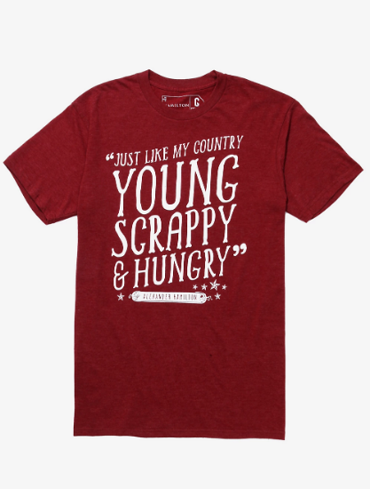 hamilton young scrappy and hungry shirt